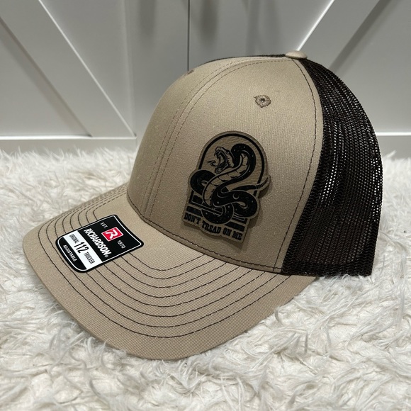 Don’t Tread On Me laser engraved Richardson 112 Trucker hat. - Picture 5 of 8